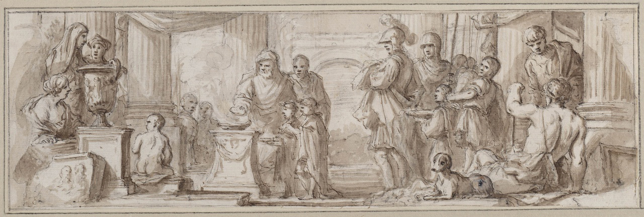 sacrifice by alexander the great to zeus ammon